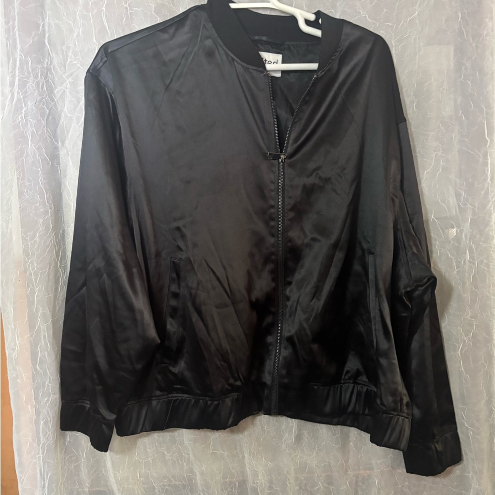 Zara Black Women's Bomber Jacket